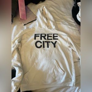 Freecity neighborhood white sweatshirt. Original 2000s.